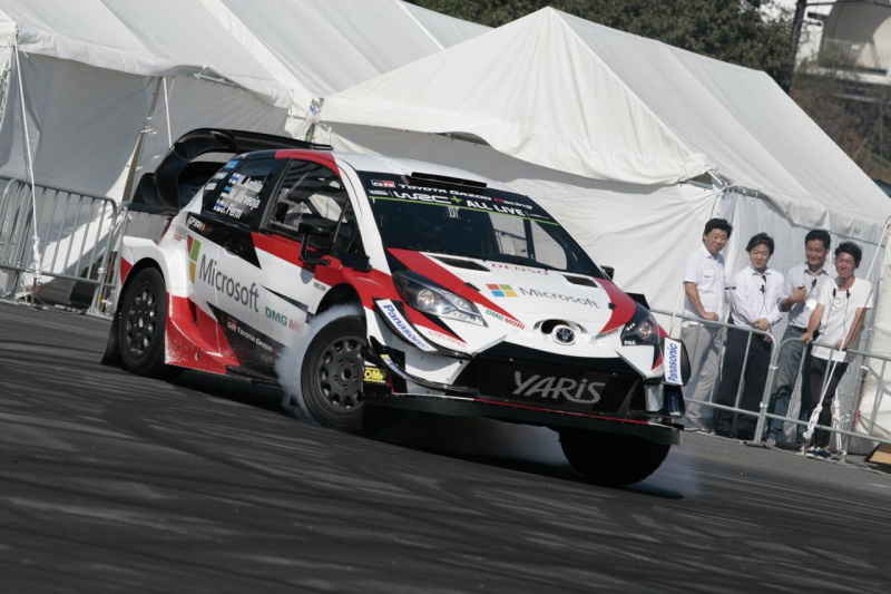 「【東京モーターフェス2018】WRC最強マシン・ヤリスが衝撃のデモラン。ドライバーはもちろん、あの人！」の28枚目の画像