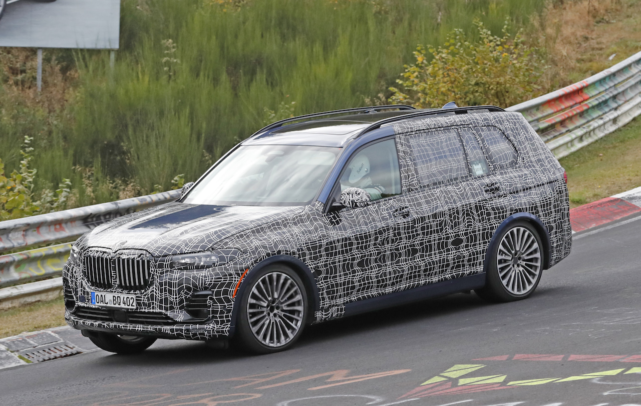 世界最強ディーゼルだ！アルピナ初の大型SUV「XD7」開発車両がニュルで
