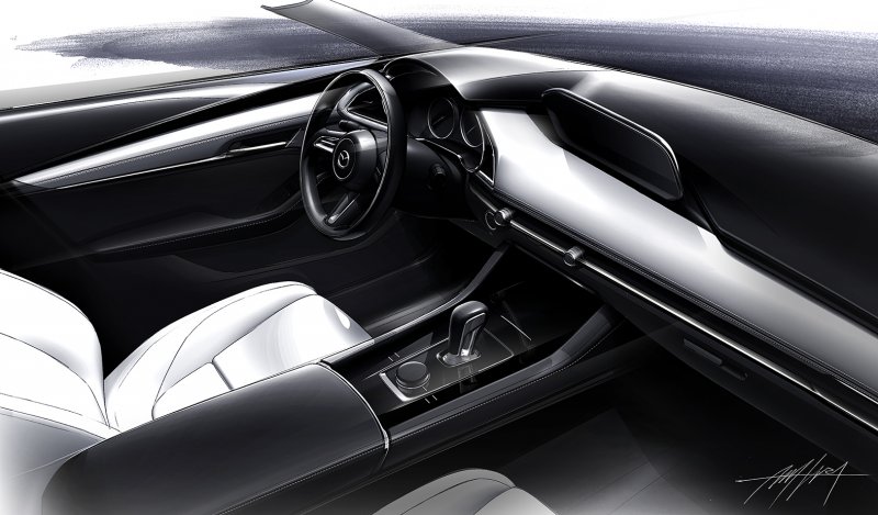 「【ロサンゼルスオートショー2018】新型Mazda3がワールドプレミア。深化した「魂動デザイン」と「SKYACTIV-VEHICLE ARCHITECTURE」の走りが注目」の36枚目の画像