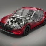 「【ロサンゼルスオートショー2018】新型Mazda3がワールドプレミア。深化した「魂動デザイン」と「SKYACTIV-VEHICLE ARCHITECTURE」の走りが注目」の44枚目の画像ギャラリーへのリンク