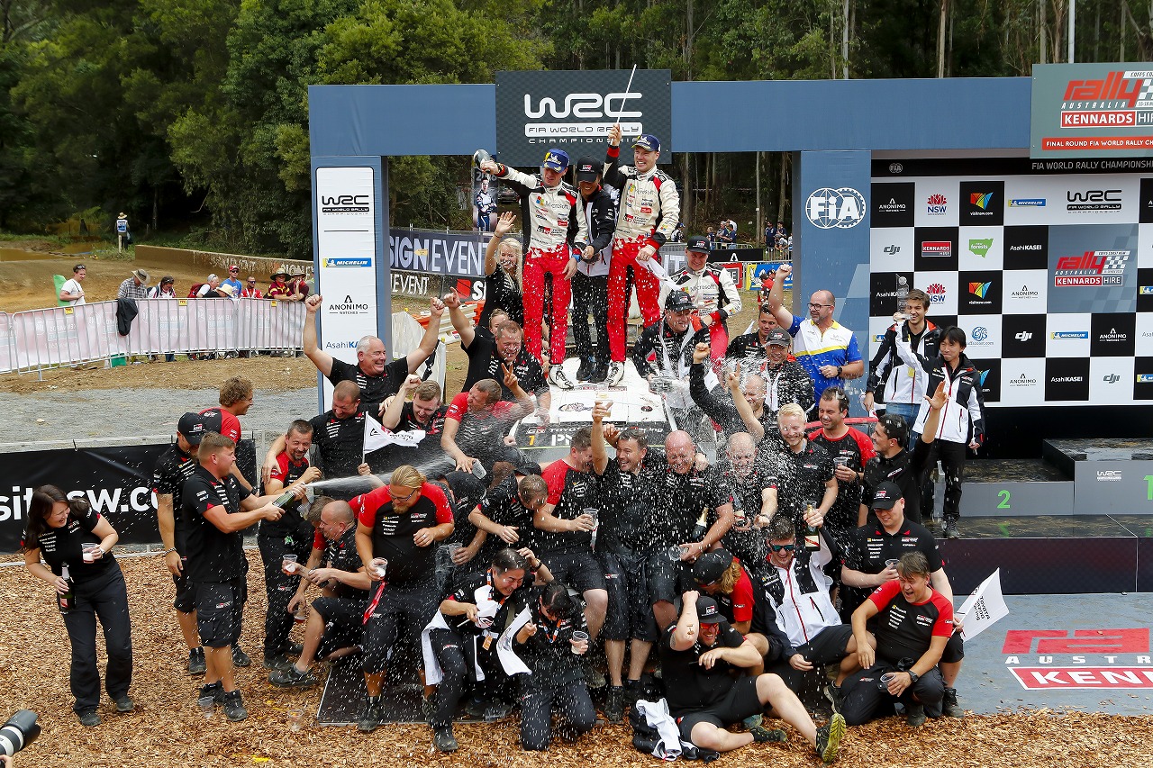 「トヨタ、WRCメーカーチャンピオン獲得！ドライバータイトルはオジェが6連覇【WRCラリー・オーストラリア】」の7枚目の画像