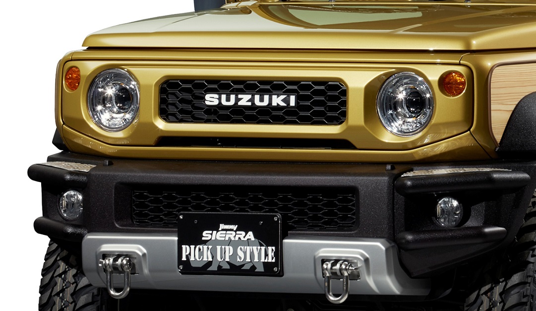 ジムニー内装1 画像 東京オートサロン19 メーカー系デザイナーに突撃インタビュー ジムニー シエラ Pick Up Style は大人の趣味を満たすホビー感覚 Clicccar Com