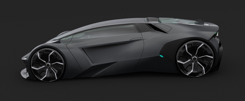 「ランボルギーニがコンパクトスーパーカー「Vega」を開発中？ 予想CGを入手」の1枚目の画像