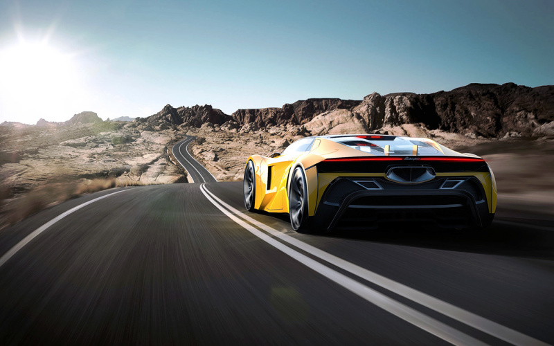 「ランボルギーニがコンパクトスーパーカー「Vega」を開発中？ 予想CGを入手」の4枚目の画像