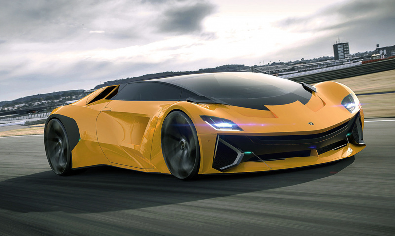 「ランボルギーニがコンパクトスーパーカー「Vega」を開発中？ 予想CGを入手」の10枚目の画像