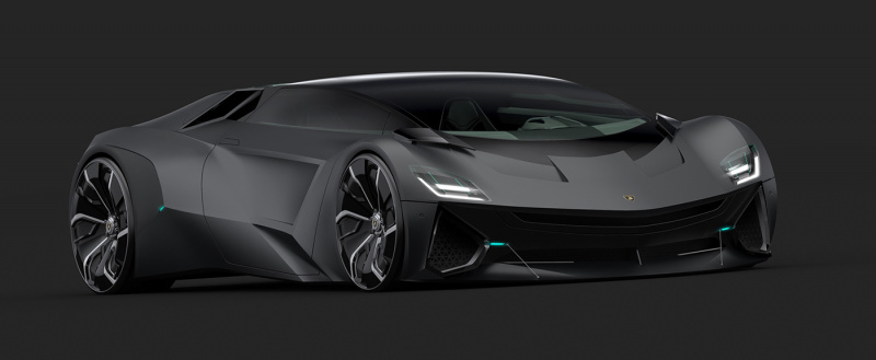 「ランボルギーニがコンパクトスーパーカー「Vega」を開発中？ 予想CGを入手」の11枚目の画像