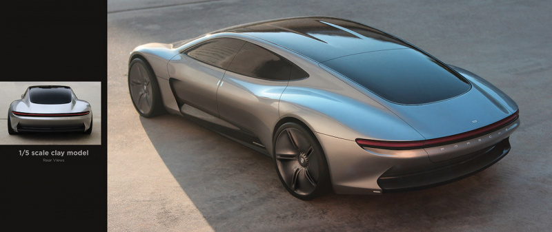 「ポルシェの次世代サルーンを提案するコンセプトカー「929」は近未来トランスポーター」の1枚目の画像