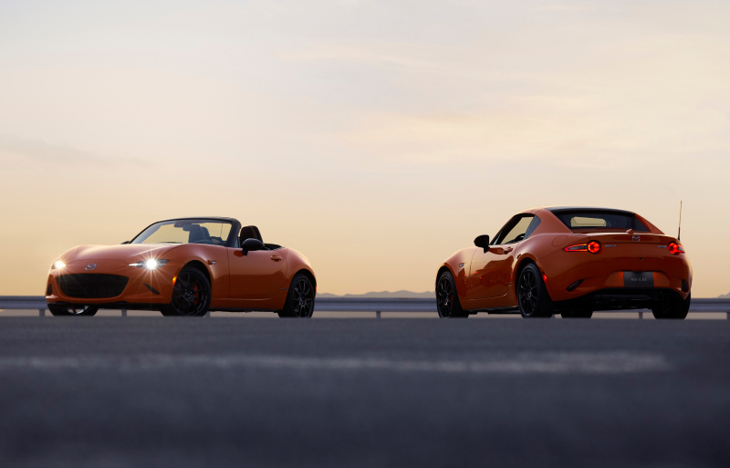 「北米ではソールドアウト！ ロードスター30周年記念車はレーシングオレンジが印象的」の4枚目の画像