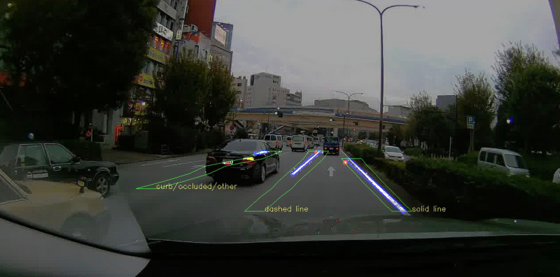 「トヨタが「Toyota Safety Sense」とドライブレコーダーの画像データを使った高精度地図自動生成の実証実験を開始」の2枚目の画像