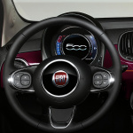 【新車】フィアット500/500Cに特別色「オペラボルドー」をまとった限定車「コレッツィオーネ」を設定 - 5_500-Collezione_steering