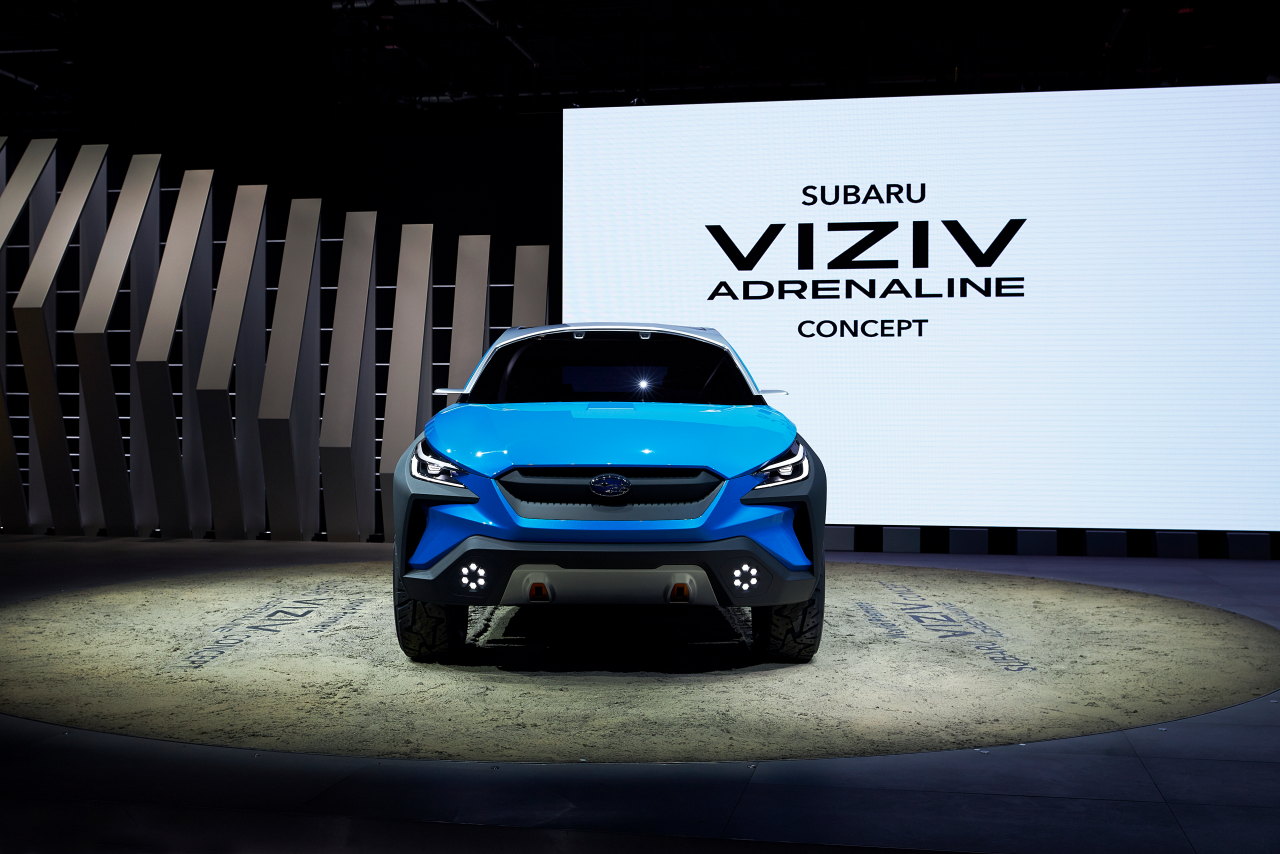 「新コンセプトカー「SUBARU VIZIV ADRENALINE CONCEPT」が示すスバルデザインの未来は0次安全とスタイリングの両立か？【ジュネーブモーターショー2019】」の1枚目の画像