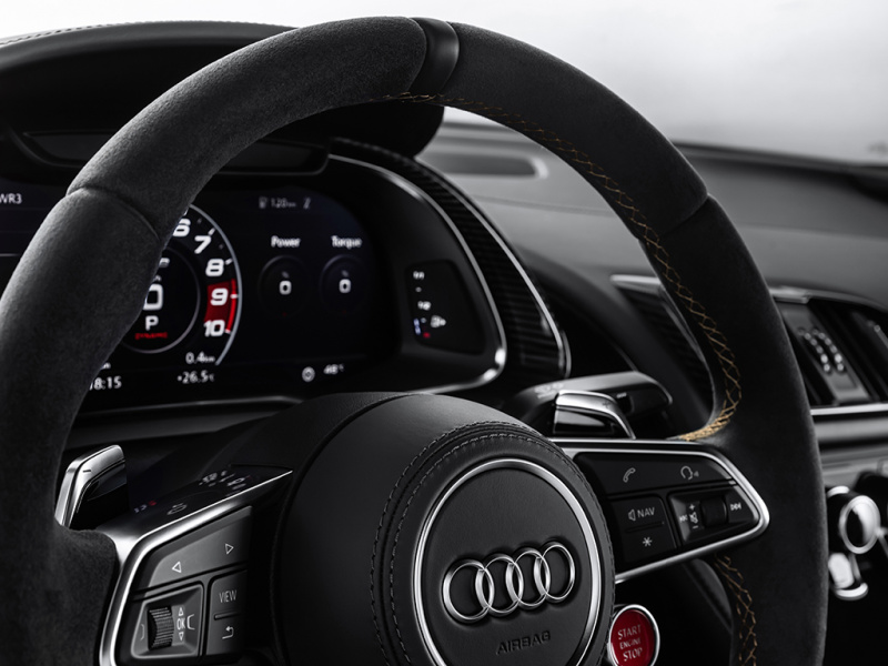 「【新車】世界限定222台のアウディ・R8「Audi R8 V10 Decennium」が発売。同時に新型R8のカタログモデルも発売」の7枚目の画像