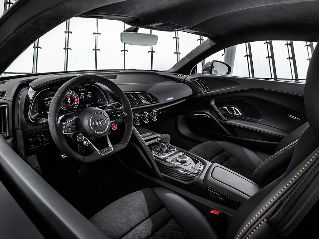 「【新車】世界限定222台のアウディ・R8「Audi R8 V10 Decennium」が発売。同時に新型R8のカタログモデルも発売」の8枚目の画像