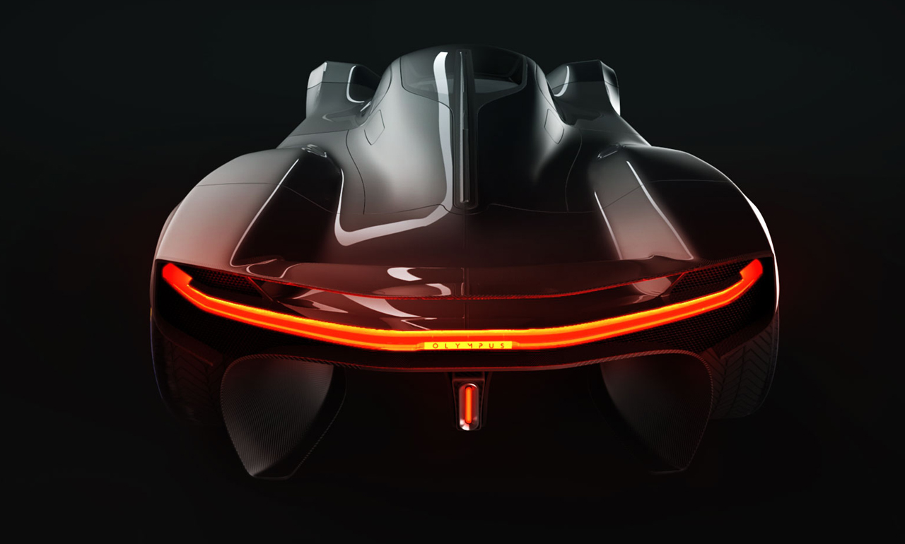 「テスラが攻撃的ハイパーカー発売したら!? デザイナーが提案する「オリンパスMAX」」の1枚目の画像