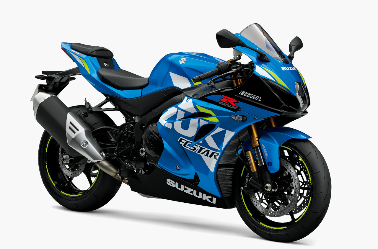 2016年以来の優勝を遂げたスズキMotoGPマシンと同じニューカラーを採用