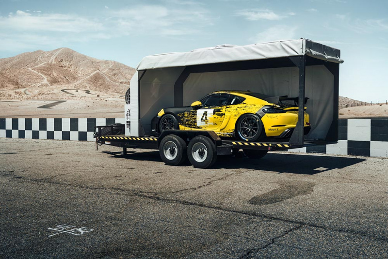 「天然素材を使ったボディを持つ、ポルシェの新しいGT4レーシングカー」の6枚目の画像