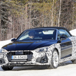 アウディ・A5カブリオレ改良型はココが変わる！ 市販型プロトタイプをキャッチ - Audi A5 Convertible Facelift 2