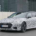 アウディ RS6 アバントの新型は700馬力の可能性も。市販プロトタイプを初補足！ - Audi RS6 Avant 1