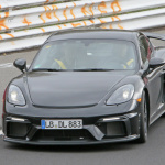 ポルシェ・ケイマンGT4の新型プロトタイプが完全フルヌードでニュルに出現 - Porsche Cayman GT4 3