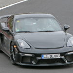 ポルシェ・ケイマンGT4の新型プロトタイプが完全フルヌードでニュルに出現 - Porsche Cayman GT4 5