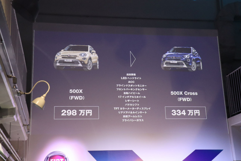 「【新型フィアット500X発表会】装備充実もエントリーモデルはわずか5万円アップに抑えた新型500X」の7枚目の画像
