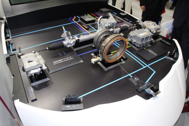 「アウディe-tronが2つのモーターと電動4WDによって実現した優れた動力性能は日本のサプライヤ「日立オートモーティブシステムズ社」が支えていた【人とくるまのテクノロジー展2019 横浜】」の10枚目の画像