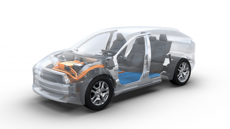 「トヨタとSUBARUが共同開発するEV用プラットフォームは、CセグからDセグメントのセダン、SUVなどの複数車種を各ブランドがリリースへ」の1枚目の画像