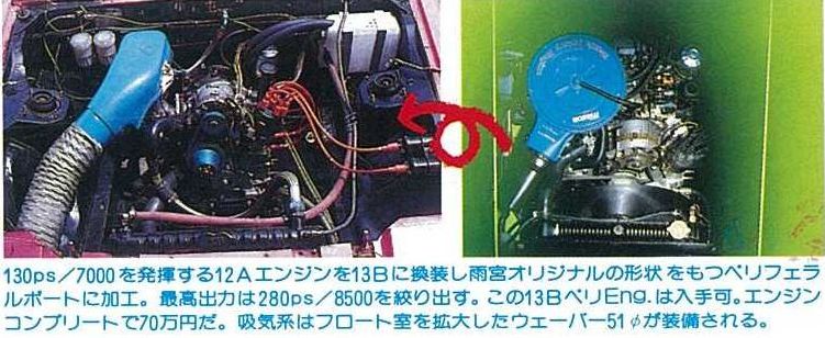 「耐久レースで戦うRE雨宮RX-7がカッコイイ！【OPTION 1985年10月号その2】」の4枚目の画像