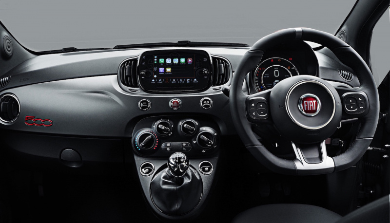 「【新車】5MT＋レッドの外装色が心をくすぐる、限定車「Fiat 500S Manuale Rossa」は80台限定」の4枚目の画像
