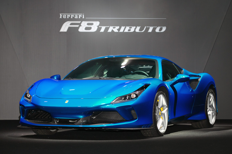 「【新車Ferrari F8 Tributo】フェラーリ史上最強のV8モデルと呼び声の高い「F8トリブート」が日本初披露！価格は約3300万円から」の4枚目の画像