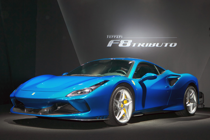「【新車Ferrari F8 Tributo】フェラーリ史上最強のV8モデルと呼び声の高い「F8トリブート」が日本初披露！価格は約3300万円から」の5枚目の画像