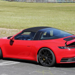 開発中の新型ポルシェ・911 タルガ4の最強モデル「タルガ4 GTS」をキャッチ。0-100km/h加速3.5秒！ - Porsche 992 Targa 8