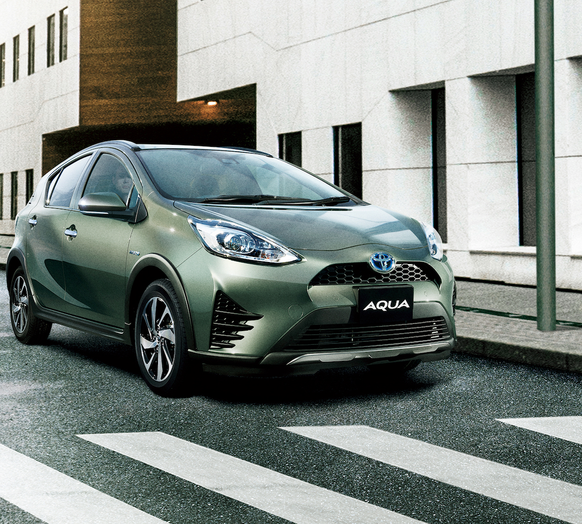 03 06 S 画像 新車 トヨタ アクアが一部改良で パノラマミックビューモニター を設定 特別仕様車3タイプも登場 Clicccar Com