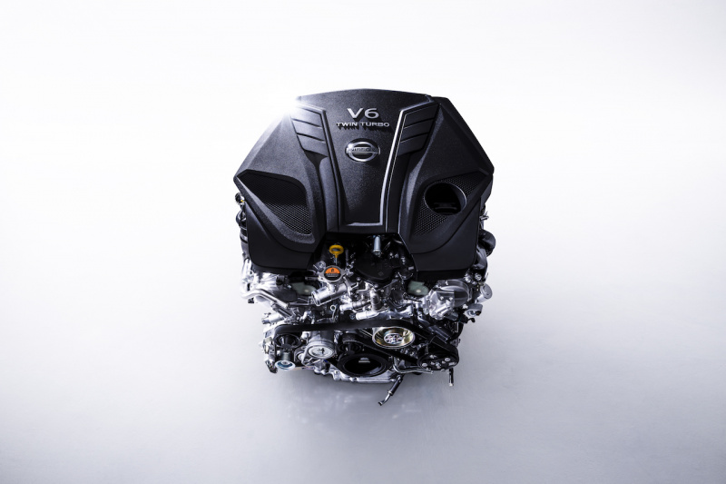 「【新型日産スカイライン登場】メルセデス製ターボに代わって新開発の3.0L V6ターボを新搭載」の3枚目の画像