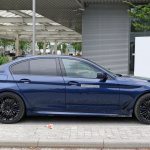 ヘッドライトが変更に!?　BMW・5シリーズの改良型プロトタイプをキャッチ - BMW 5 Series sedan facelift 6