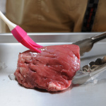 肉は西友で購入した輸入牛の赤身塊肉