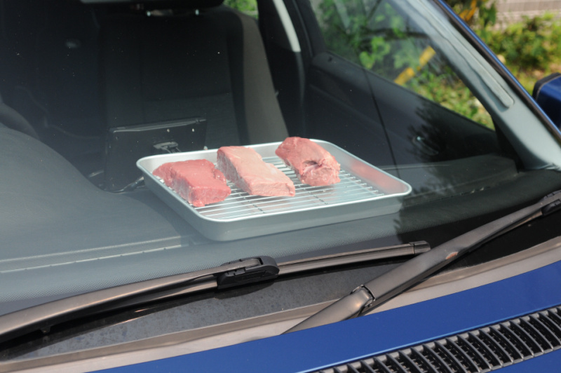 「柔らかローストビーフを炎天下の車内で作るレシピ【夏休みの自由研究】」の4枚目の画像