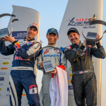 住友ゴム工業がFALKENブランドで「Red Bull Air Race Chiba 2019」に協賛、ブースを出展 - Yoshihide Muroya (JPN) (C), Martin Sonka (CZE) (L), Michael Goulian (USA) (R)