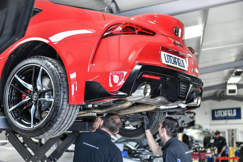 「GRスープラを426馬力にパワーアップ！　ポルシェ・ケイマン GT4を凌駕するカスタムカーが発表」の3枚目の画像