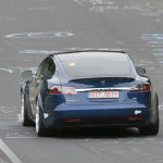 「次に狙うはランボルギーニ」テスラ モデルS、非公式にニュルEVセダン最速記録更新 - Tesla Nürburgring Blue 14