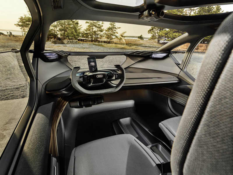 「ドローンが自車位置前方を照らす自動運転「レベル4」の「Audi AI:TRAIL quattro」を発表【フランクフルトモーターショー2019】」の10枚目の画像