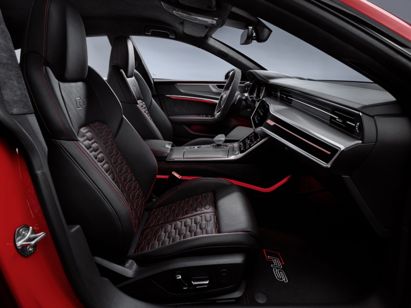「Audi RS 7 Sportback、4.0 TFSIと48Vマイルドハイブリッドが初公開【フランクフルトモーターショー2019】」の9枚目の画像