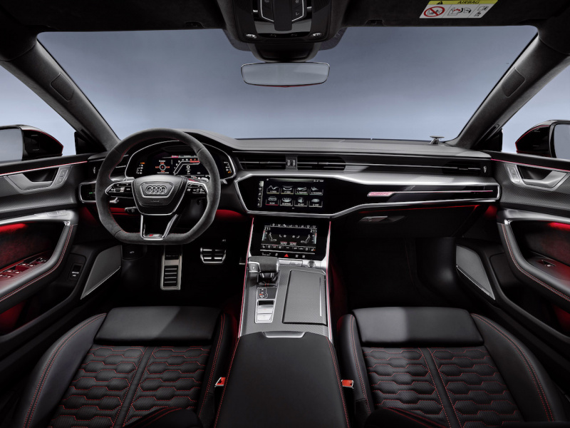 「Audi RS 7 Sportback、4.0 TFSIと48Vマイルドハイブリッドが初公開【フランクフルトモーターショー2019】」の10枚目の画像