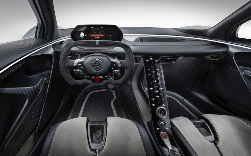 「ロータスのハイパースポーツEV「Evija」は、市販車として世界最強の最高出力2,000psを掲げる【新車】」の16枚目の画像