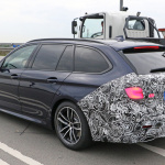 BMW 5シリーズ ツーリング、大幅改良でワイドタッチスクリーン搭載へ！ - BMW 5 Facelift 5