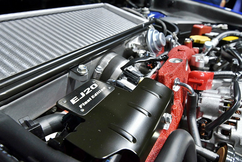 「WRX STI EJ20ファイナルエディションの足回りやエンジンをチェック【東京モーターショー2019】」の6枚目の画像