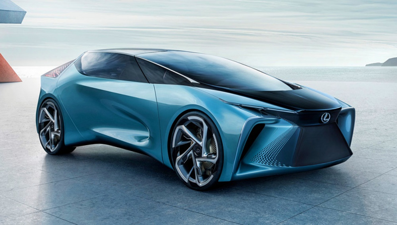 「レクサスが将来のEVを示唆するコンセプトカーを公開。自動運転で航続距離は500kmに【東京モーターショー2019】」の5枚目の画像