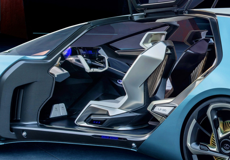 「レクサスが将来のEVを示唆するコンセプトカーを公開。自動運転で航続距離は500kmに【東京モーターショー2019】」の3枚目の画像