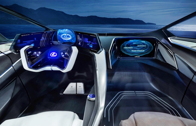 「レクサスが将来のEVを示唆するコンセプトカーを公開。自動運転で航続距離は500kmに【東京モーターショー2019】」の2枚目の画像