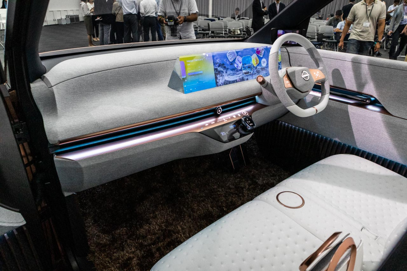 「新開発EVプラットフォームを使った「ニッサン IMk」は、将来の軽自動車像を提案する意欲作【東京モーターショー2019】」の6枚目の画像